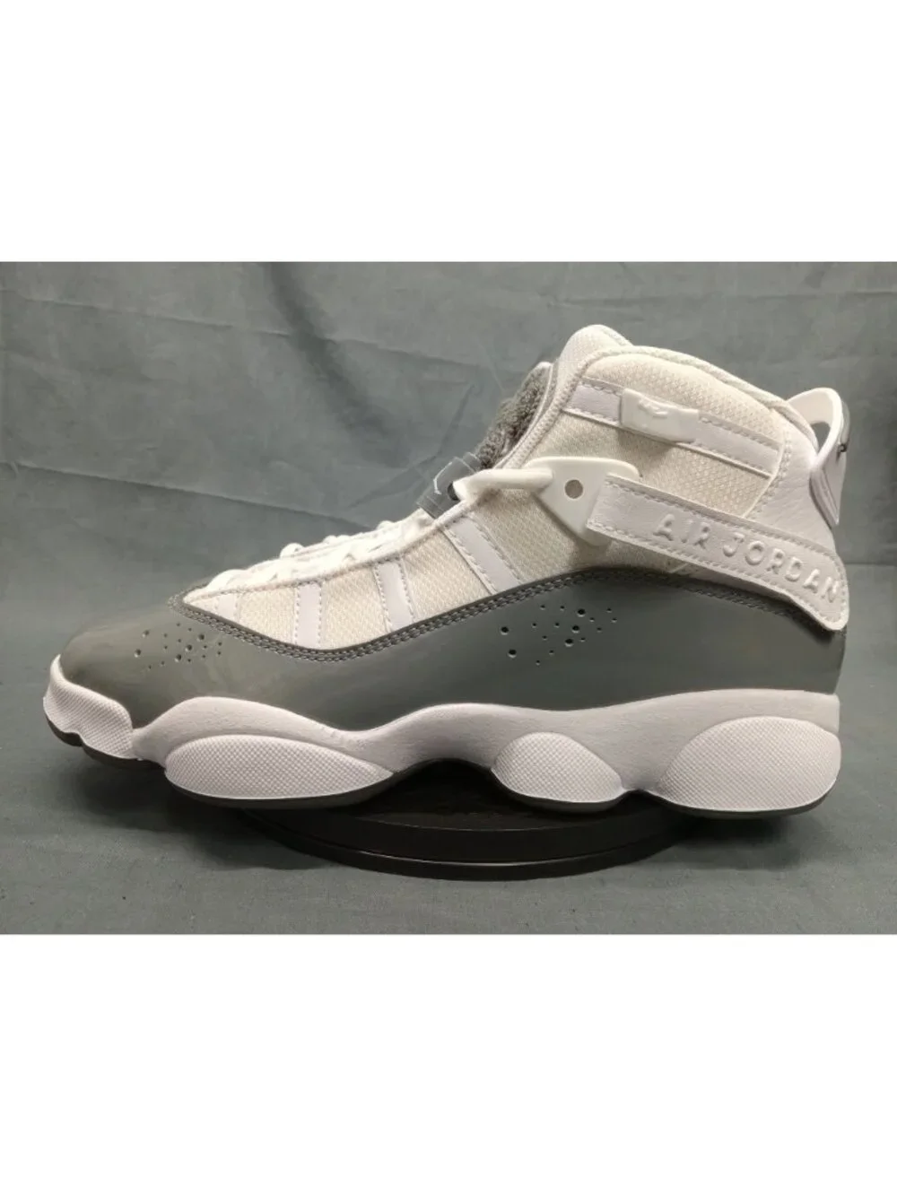 Nike Jordan 6 Rings (GS) Sneakers White Cool Grey Boys Size 5.5 NEW IN BOX!